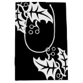 Holiday Gift Bag-Holly Medium Cadeauzakje (Voorkant)