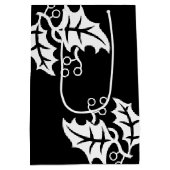 Holiday Gift Bag-Holly Medium Cadeauzakje (Achterkant)
