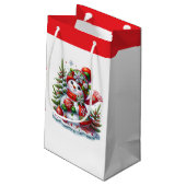 Holiday Gift Bag Klein Cadeauzakje (Achterkant Gekanteld)