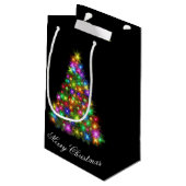 Holiday Gift Bag Klein Cadeauzakje (Achterkant Gekanteld)