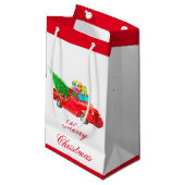 Holiday Gift Bag Klein Cadeauzakje (Voorkant Gekanteld)