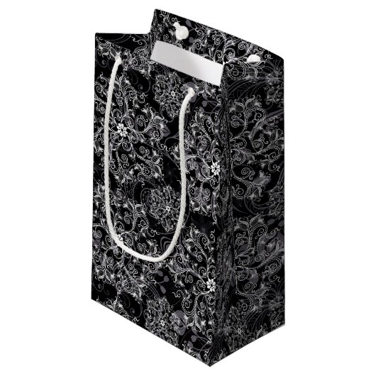 Holiday Gift Bag Klein Cadeauzakje (Voorkant Gekanteld)