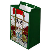 Holiday Gift Bag Medium Cadeauzakje (Achterkant Gekanteld)