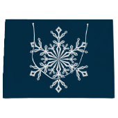 Holiday Gift Bag-Snowflake Groot Cadeauzakje (Voorkant)