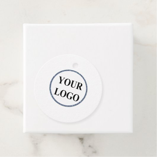 Holiday Gift Label Behuizingen ADD LOGO Elegant Pi (In situ)