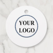 Holiday Gift Label Behuizingen ADD LOGO Elegant Pi (Voorkant)