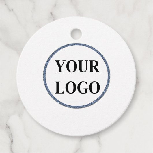 Holiday Gift Label Behuizingen ADD LOGO Elegant Pi (Voorkant)