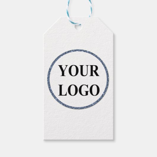 Holiday Gift Label Behuizingen ADD LOGO Modern Cadeaulabel (Voorkant)