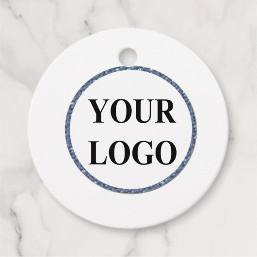 Holiday Gift Label Behuizingen LOGO Tree Fun Elega (Voorkant)