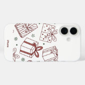 "Holiday Gift" premium iPhone 16 hoesje (Achterkant (horizontaal))