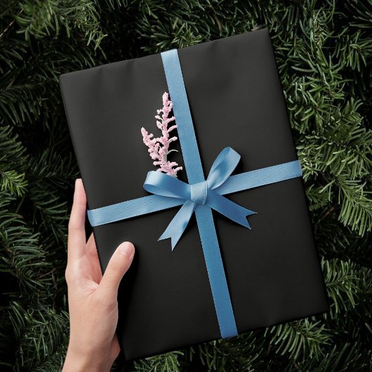 Holiday gift wrapping, black color. cadeaupapier