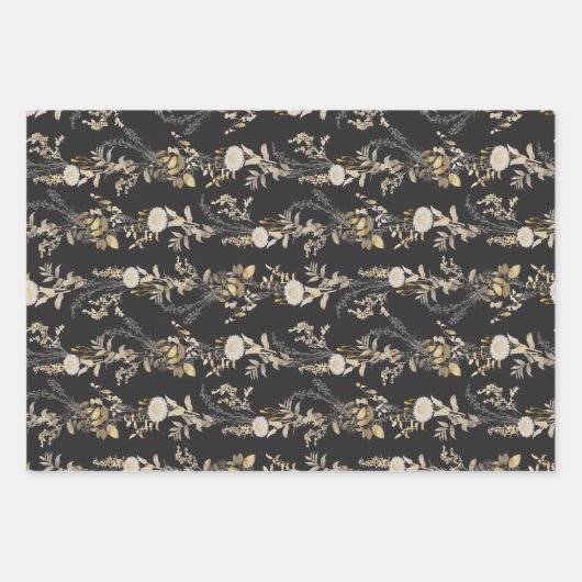  Holiday Gift Wrapping Paper Set van 3 (Voorkant 3)