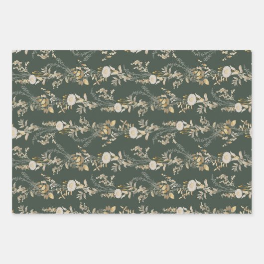  Holiday Gift Wrapping Paper Set van 3 (Voorkant 2)