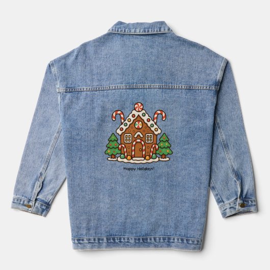 Holiday Gingerbread Denim Jacket (Achterkant)