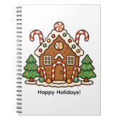 Holiday Gingerbread House Notitieboek (Voorkant)