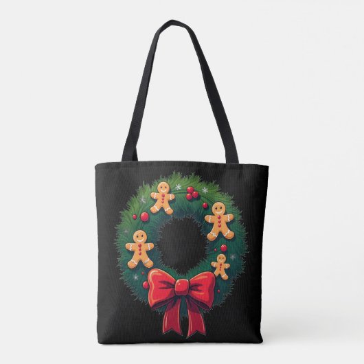 Holiday Gingerbread Tote Bag (Achterkant)