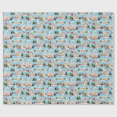 Holiday Gingerbrood House Cadeaupapier (Vlak)