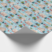 Holiday Gingerbrood House Cadeaupapier (Hoek)