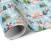 Holiday Gingerbrood House Cadeaupapier (Rol Hoek)