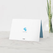 Holiday Gingerbrood House Feestdagen Kaart (Achterkant)