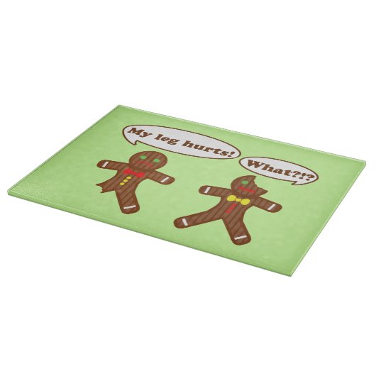 Holiday Gingerbrood Humor Snijplank (Hoek)