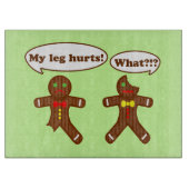 Holiday Gingerbrood Humor Snijplank (Voorkant)