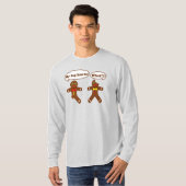 Holiday Gingerbrood Humor T-shirt (Voorkant volledig)