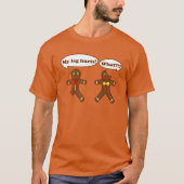 Holiday Gingerbrood Humor T-shirt (Voorkant)