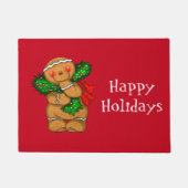 Holiday Gingerbrood Man Doormat Deurmat (Voorkant)