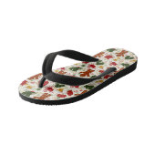 Holiday Gingerbrood Patroon Kinder Teenslippers (Schuin)