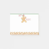 Holiday Gingerbrood Post-it® notes (Voorkant)