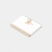 Holiday Gingerbrood Post-it® notes (Schuin)