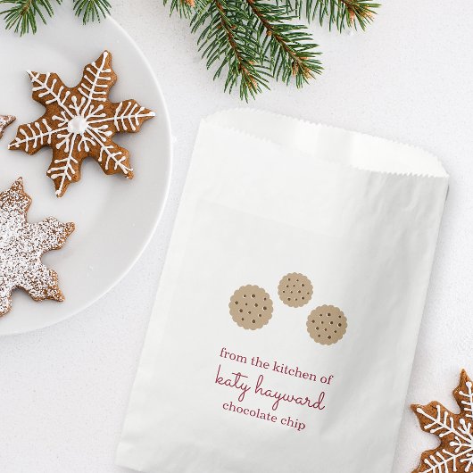 Holiday Gingersnap Specialized Cookie Bedankzakje