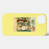 Holiday Girl en Bunny Pasen Case-Mate iPhone Case (Achterkant (horizontaal))