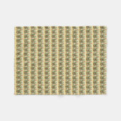 Holiday Girl en  paasbunny Blanket Fleece Deken (Voorkant (Horizontaal))