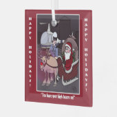 Holiday Glas Ornament (Voorkant links)