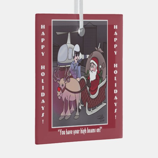 Holiday Glas Ornament (Voorkant Rechts)