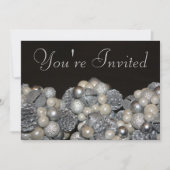 Holiday Glitter Uitnodiging (Voorkant)