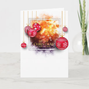 Holiday Glow Business Wenskaart Kaart