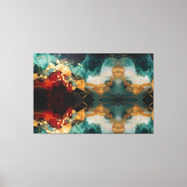 Holiday Glow Wrapped Canvas Premium Elegance  Afdruk