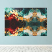 Holiday Glow Wrapped Canvas Premium Elegance  Afdruk (Insitu (Houten vloer))