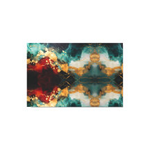 Holiday Glow Wrapped Canvas Premium Elegantie 