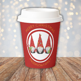 Holiday Gnomes Papieren Bekers