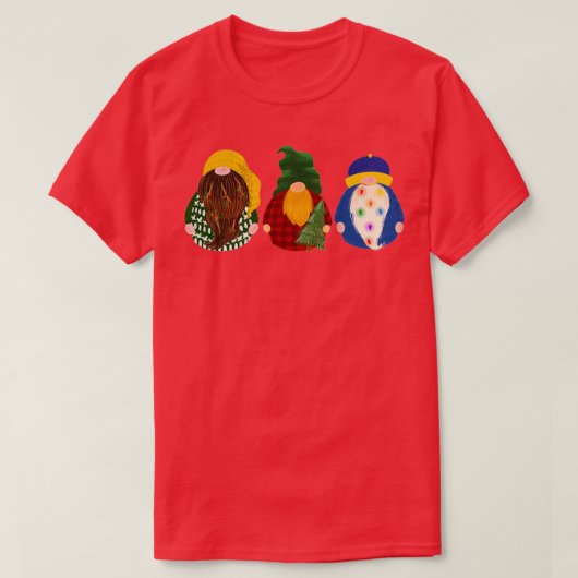 Holiday Gnomes Trio Holly Beard 1 T-shirt (Design voorkant)