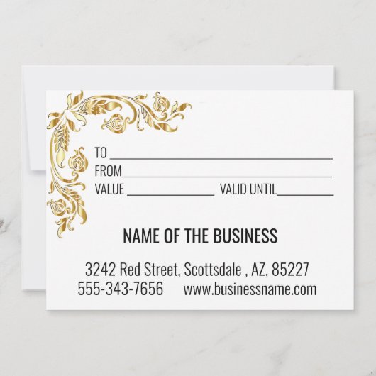 Holiday Gold Icicle Glam Kerstmis (Achterkant)