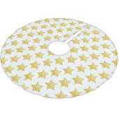 Holiday Gold Stars boomrok Kerstboom Rok (Gekanteld)