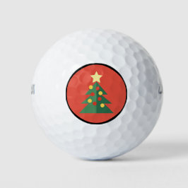 Holiday Golf Balls/kerstboomontwerp Golfballen