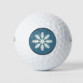 Holiday Golf Balls / Snowflake Design Golfballen