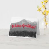 Holiday Gratitude Wenskaart Kaart (Gele Bloem)