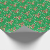 Holiday Green Cadeaupapier (Hoek)